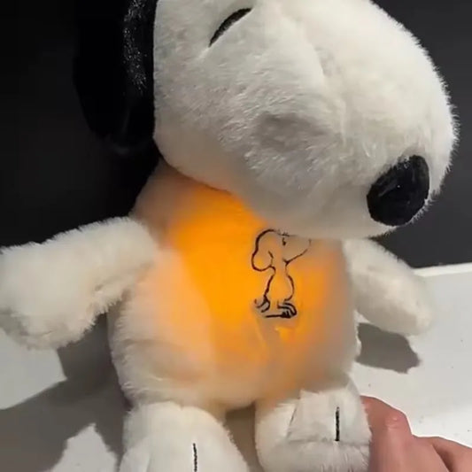 Breathing Snoopy Plush β Musical Sleep & Light Toy