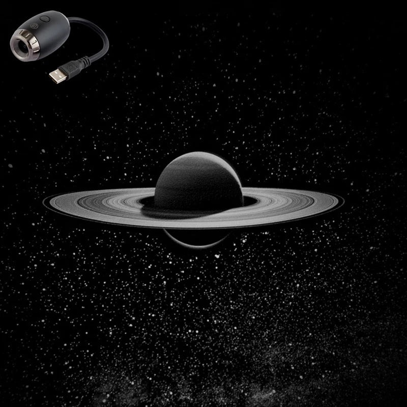 USB Galaxy Projector Light – LED Starry Ambient Interior Lamp