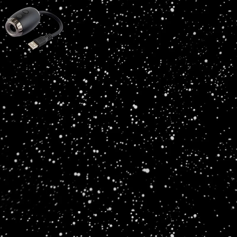 USB Galaxy Projector Light – LED Starry Ambient Interior Lamp